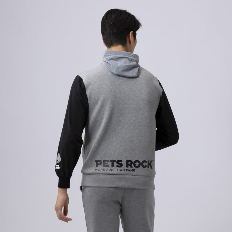 Men's PETS ROCK pullover｜GRAY×BLACK（A0-6550-21）