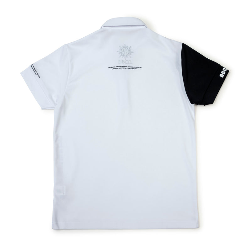 Men's SWITCHING POLO｜White（A0-2802-11）