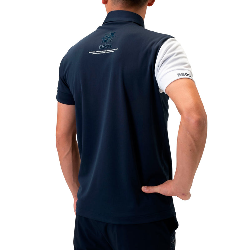 Men's SWITCHING POLO｜Navy（A0-2802-11）