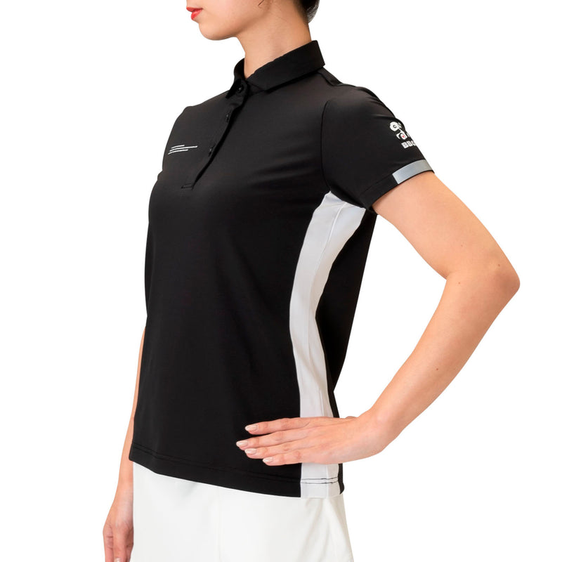 Women’s  SIDE LINE POLO｜Black（A0-2833-11）