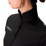 Women’s  SIDE LINE POLO｜Black（A0-2833-11）