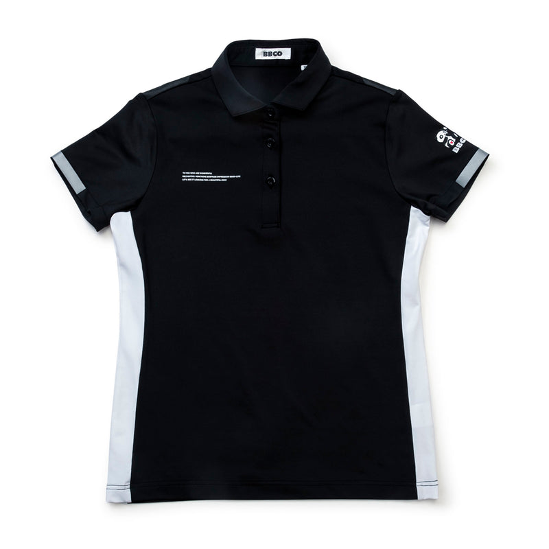 Women’s  SIDE LINE POLO｜Black（A0-2833-11）