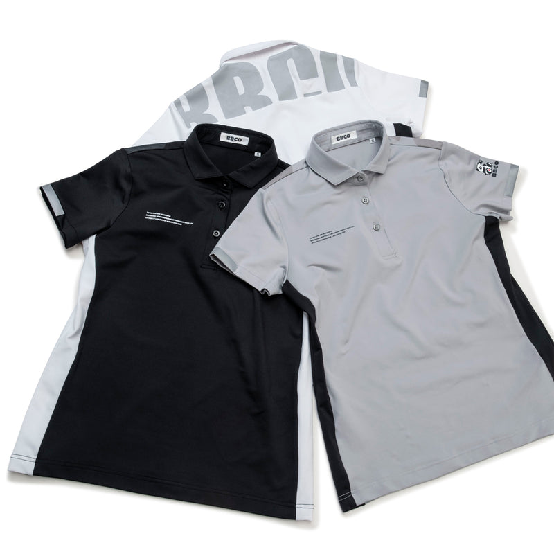 Women’s  SIDE LINE POLO｜Black（A0-2833-11）