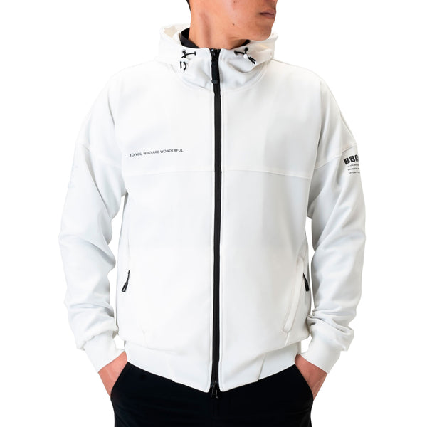 Men's ZIP-UP HOODIE｜White（A0-3150-11）