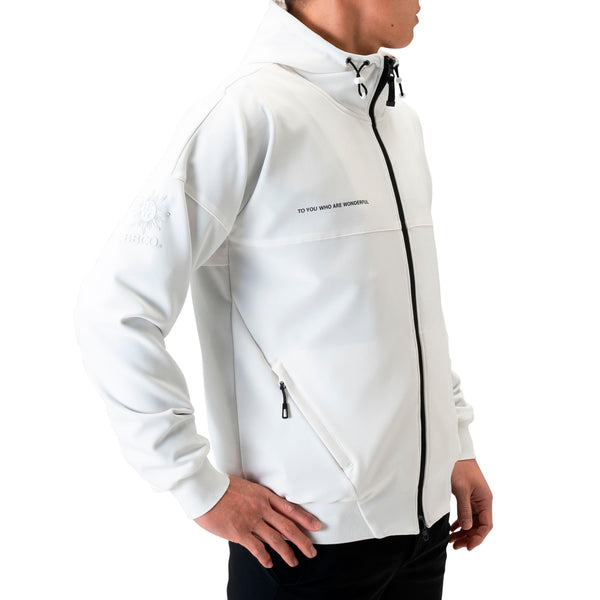 Men's ZIP-UP HOODIE｜White（A0-3150-11）