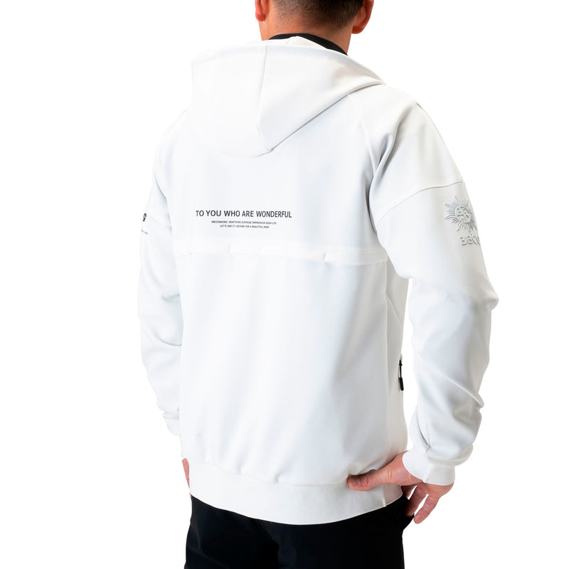 Men's ZIP-UP HOODIE｜White（A0-3150-11）