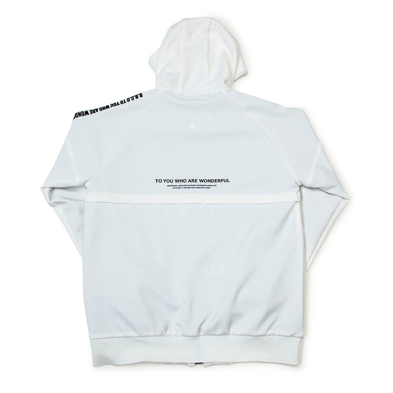 Men's ZIP-UP HOODIE｜White（A0-3150-11）