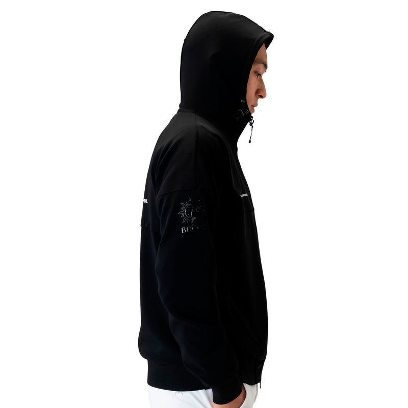 Men's ZIP-UP HOODIE｜Black（A0-3150-11）