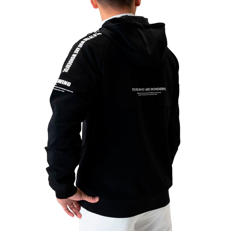 Men's ZIP-UP HOODIE｜Black（A0-3150-11）