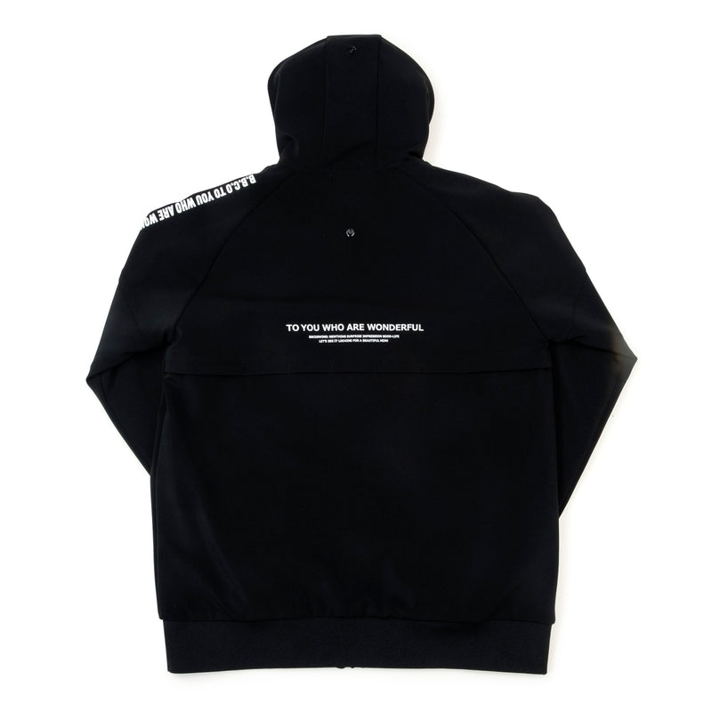 Men's ZIP-UP HOODIE｜Black（A0-3150-11）