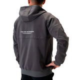Men's ZIP-UP HOODIE｜Charcoal grey（A0-3150-11）