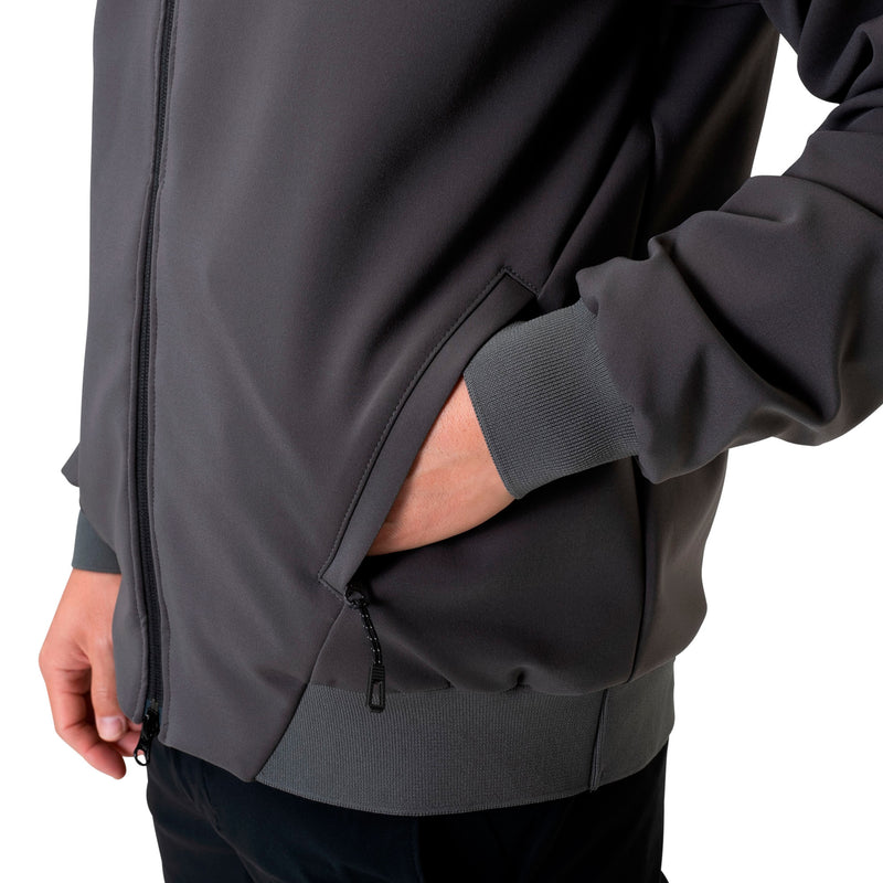 Men's ZIP-UP HOODIE｜Charcoal grey（A0-3150-11）