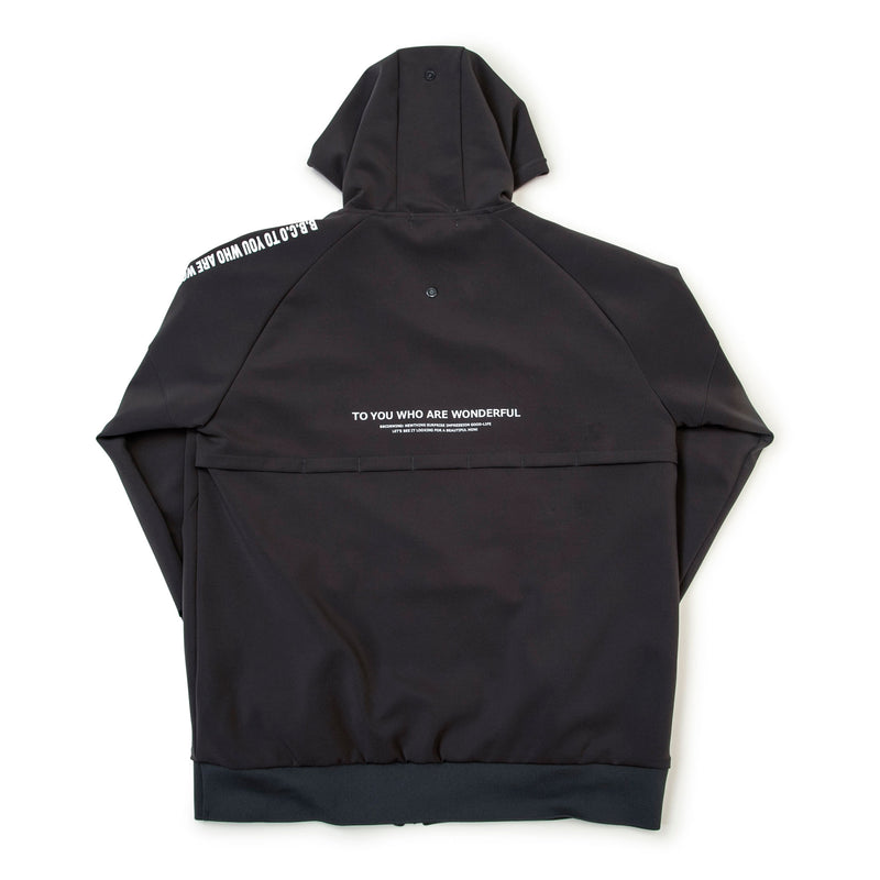 Men's ZIP-UP HOODIE｜Charcoal grey（A0-3150-11）