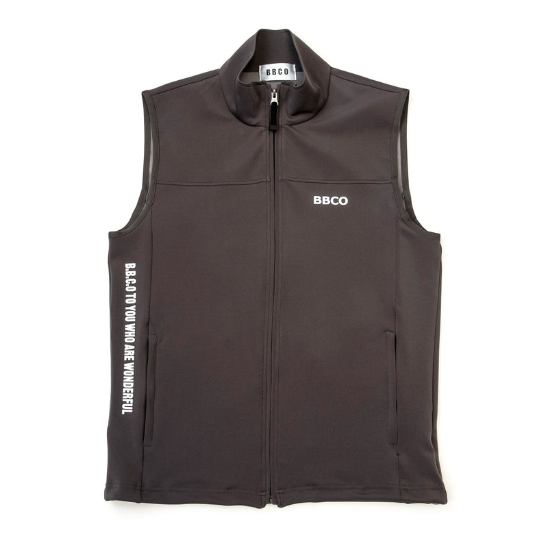 Men's FULL ZIP VEST｜Charcoal grey（A0-3501-11）