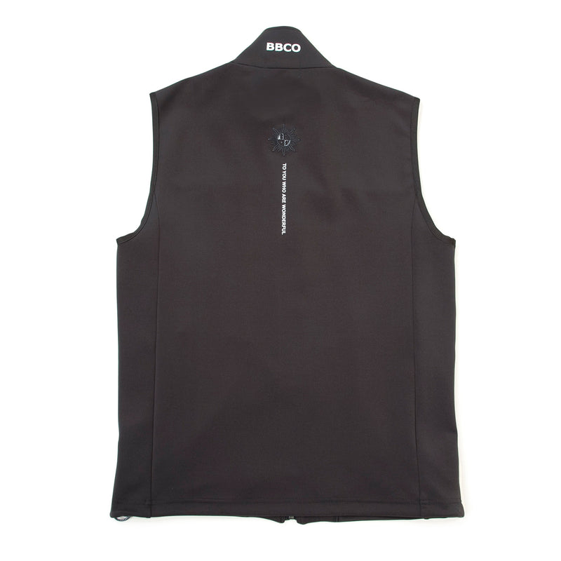 Men's FULL ZIP VEST｜Charcoal grey（A0-3501-11）