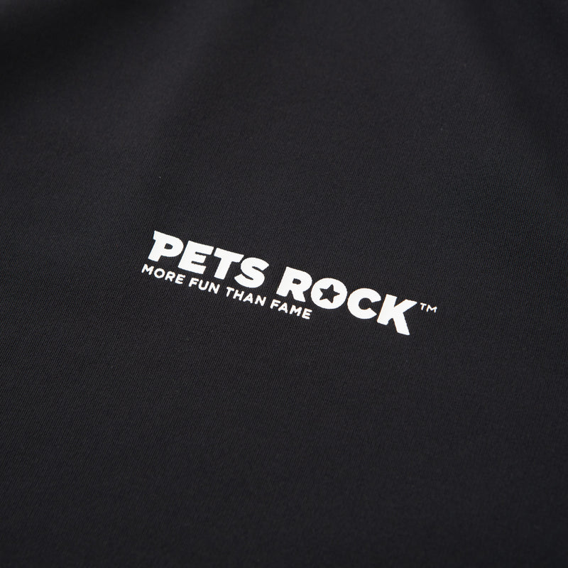 Men's PETS ROCK STRETCH MOCK NECK(LONG SLEEVE)｜BLACK（A0-1550-21）