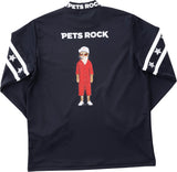 Men's PETS ROCK Ecoblue MOCK NECK(LONG SLEEVE)｜BLACK（A0-1552-21）