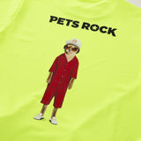 Men's PETS ROCK Ecoblue MOCK NECK(LONG SLEEVE)｜YELLOW（A0-1552-21）