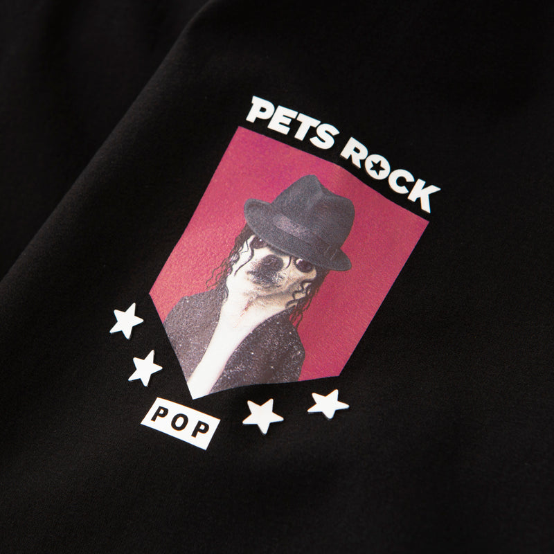 Men's PETS ROCK FOODIE｜BLACK（A0-3154-21）