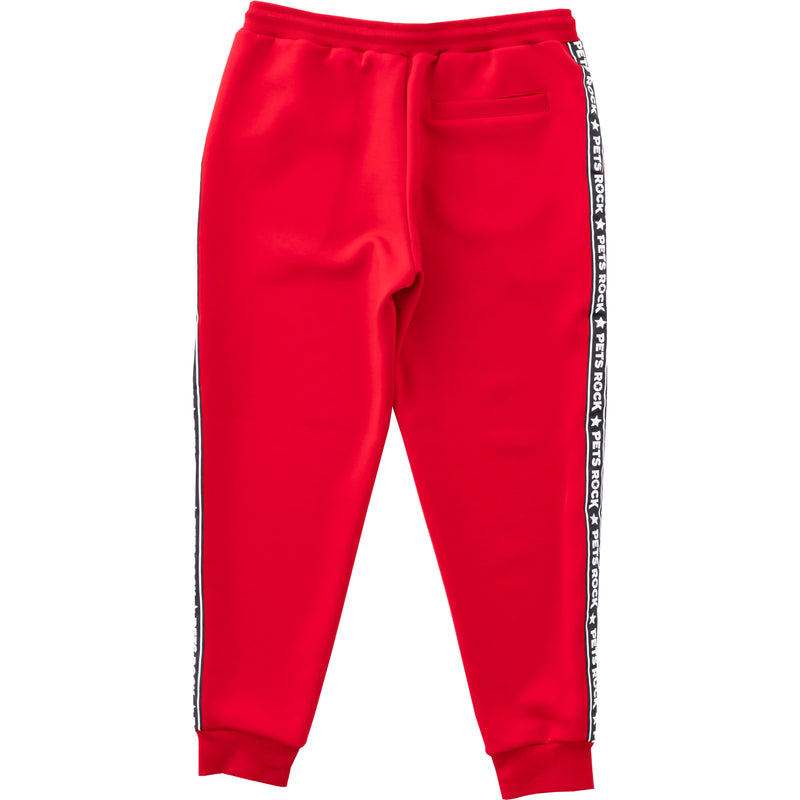 UNISEX PETS ROCK Side logo jogger pants｜Red（A0-5304-21）