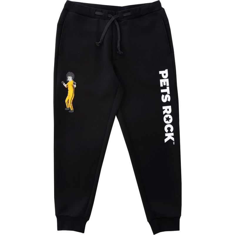 UNISEX PETS ROCK Original print sweat pants｜Black（A0-5306-21）