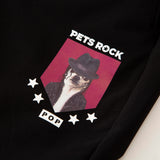 MEN'S PETS ROCK PETS ROCK Print Stretch Pants｜Black（A0-5355-21）