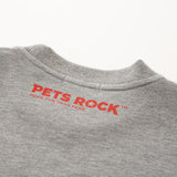 UNISEX PETS ROCK Cardboard knit TRAINER(LONG SLEEVE)｜Heather gray（A0-6504-21）