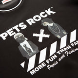 UNISEX PETS ROCK Print FOODIE(LONG SLEEVE)｜Black（A0-6505-21）