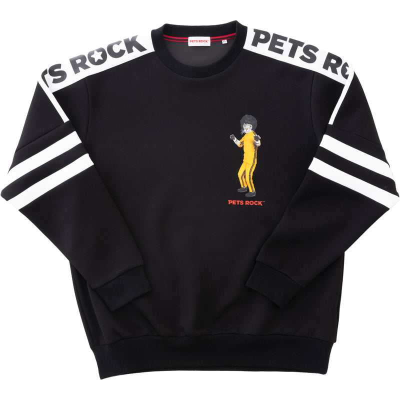 UNISEX PETS ROCK Sweat(LONG SLEEVE)｜Black（A0-6506-21）