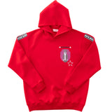 UNISEX PETS ROCK Ｈoodie(LONG SLEEVE)｜Red（A0-6514-21）