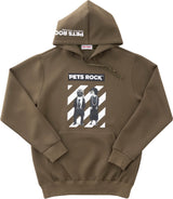 UNISEX PETS ROCK Cardboard knit FOODIE(LONG SLEEVE)｜Ｋhaki（A0-6515-21）