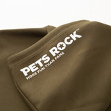 UNISEX PETS ROCK Cardboard knit FOODIE(LONG SLEEVE)｜Ｋhaki（A0-6515-21）