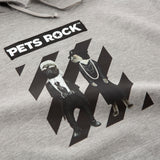 UNISEX PETS ROCK Cardboard knit FOODIE(LONG SLEEVE)｜Heather gray（A0-6515-21）