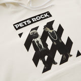 UNISEX PETS ROCK Cardboard knit FOODIE(LONG SLEEVE)｜WHITE（A0-6515-21）