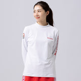 Women’s PETS ROCK SPORTY HIGH NECK(LONG SLEEVE)｜White（A0-1580-21）