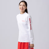 Women’s PETS ROCK SPORTY HIGH NECK(LONG SLEEVE)｜White（A0-1580-21）