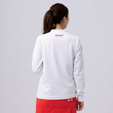 Women’s PETS ROCK SPORTY HIGH NECK(LONG SLEEVE)｜White（A0-1580-21）