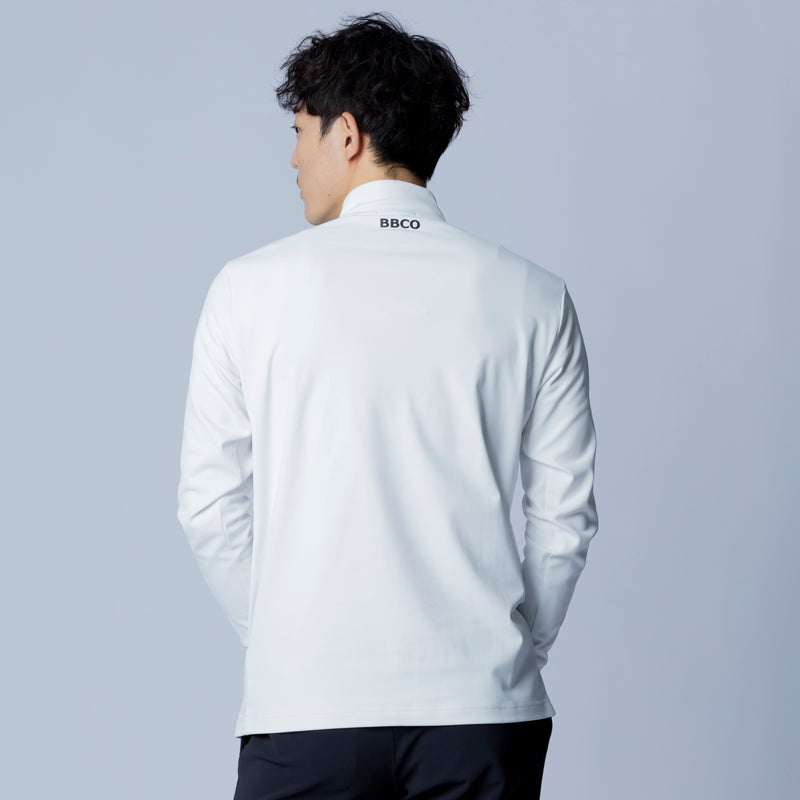 Men's BBCO MOCK NECK(LONG SLEEVE)｜White（25-1504-01）