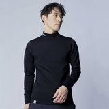 Men's BBCO BBCO BACK PRINT LONG SLEEVE<br>MOCK NECK｜Black<br>（A0-1551-11）