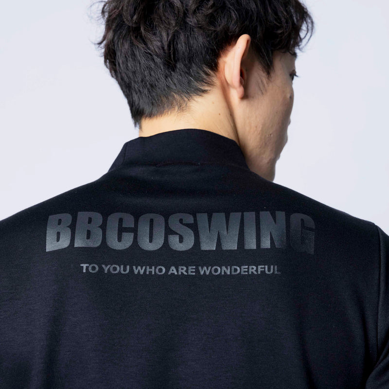 Men's BBCO BBCO BACK PRINT LONG SLEEVE<br>MOCK NECK｜Black<br>（A0-1551-11）