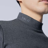 Men's BBCO BBCO BACK PRINT LONG SLEEVE<br>MOCK NECK｜Charcoal gray<br>（A0-1551-11）