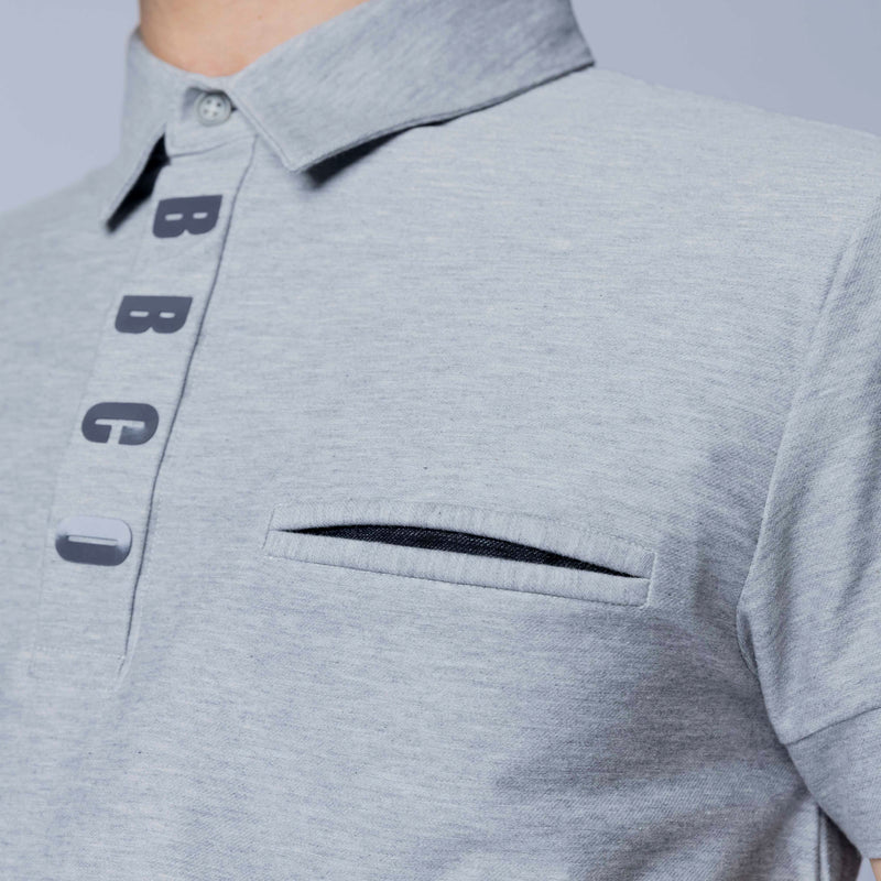 Men's  BBCO HOLE Pt POLO｜Light gray（A0-2804-11）